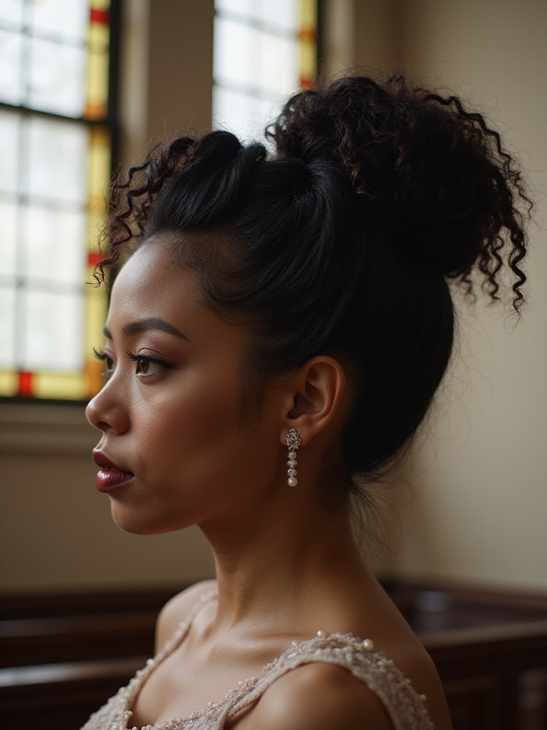 hairstyles in spiritual gatherings