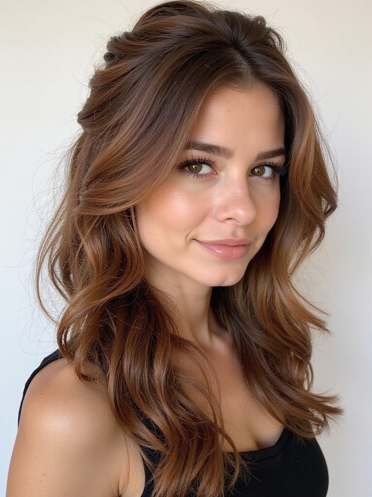 half up half down hairstyle tips