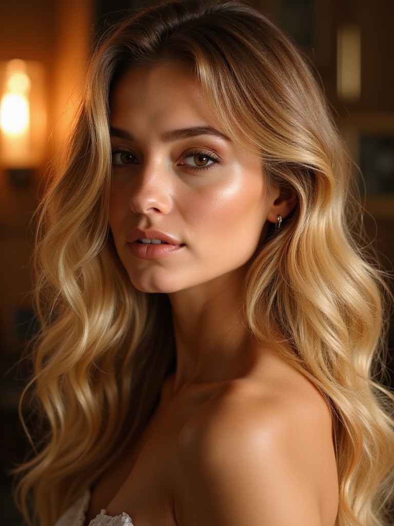 honey infused hair highlights