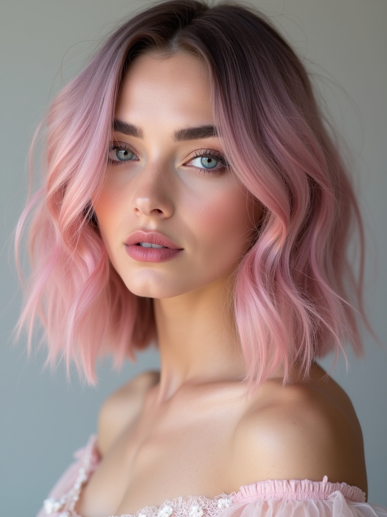 hues of pink blossoms