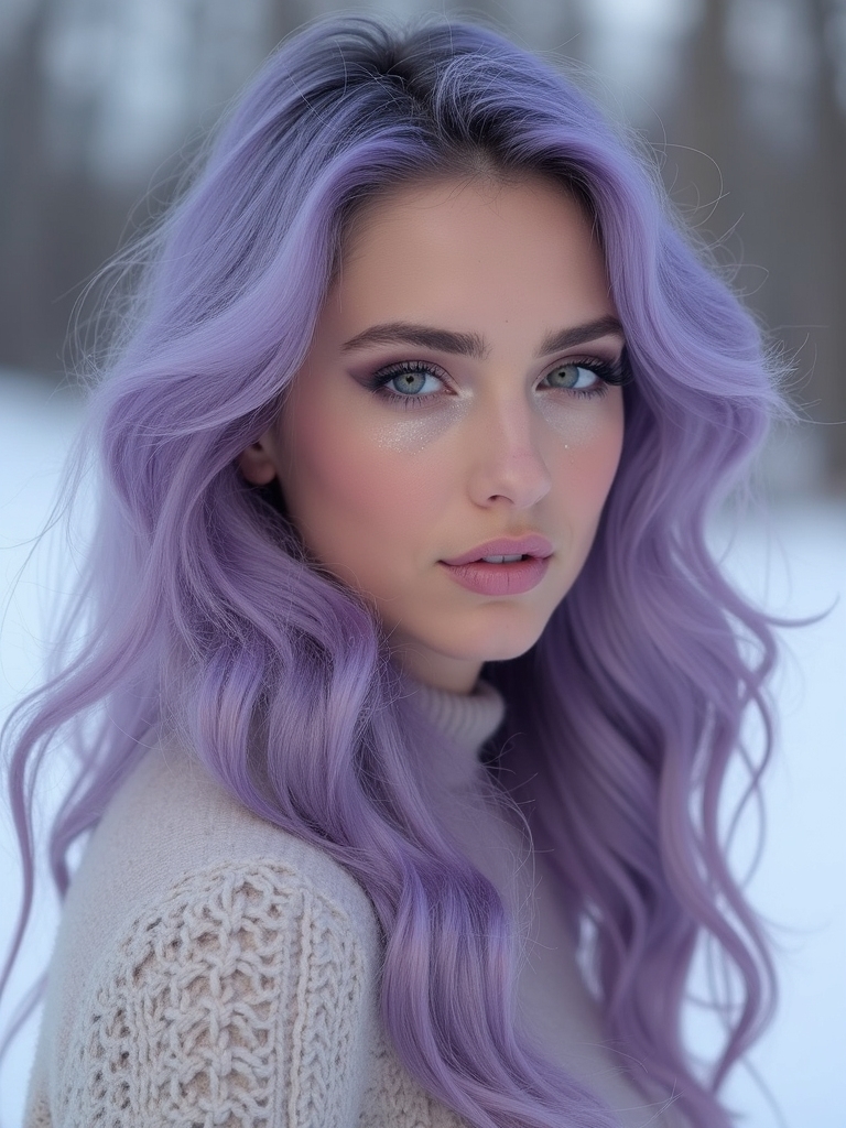 lavender icy hair masterpiece