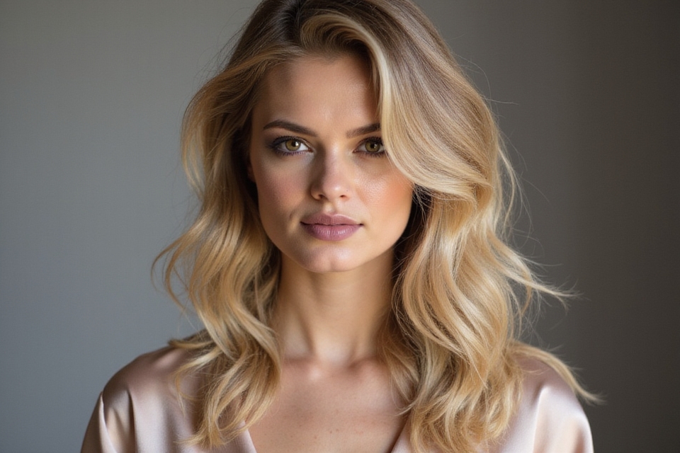 layered long hair shadows