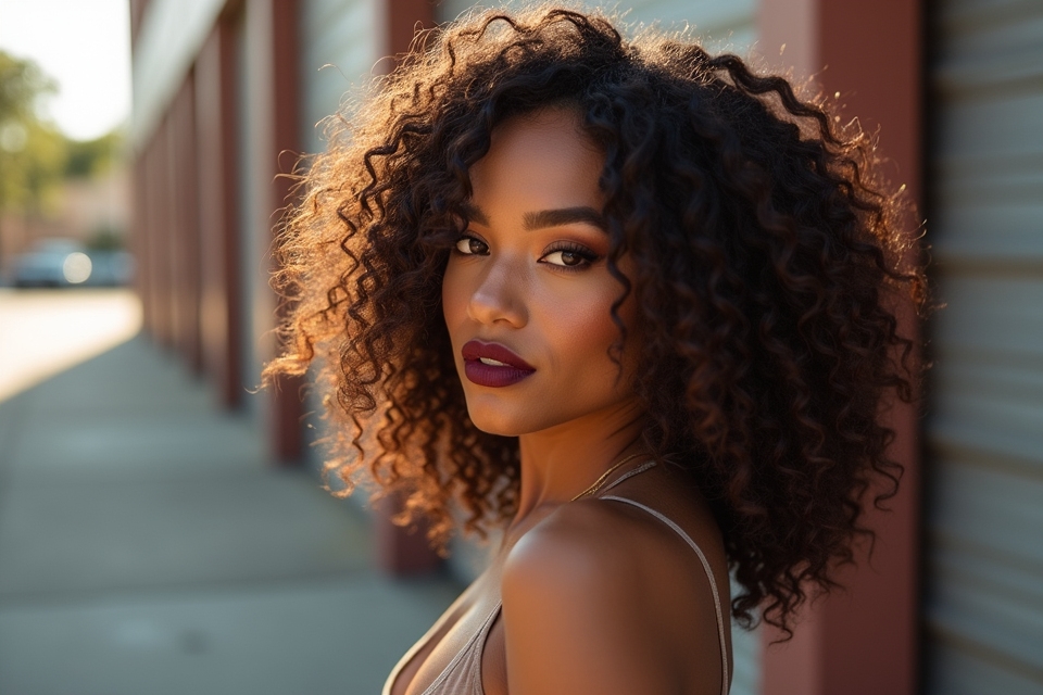 loose curly hairstyles quick