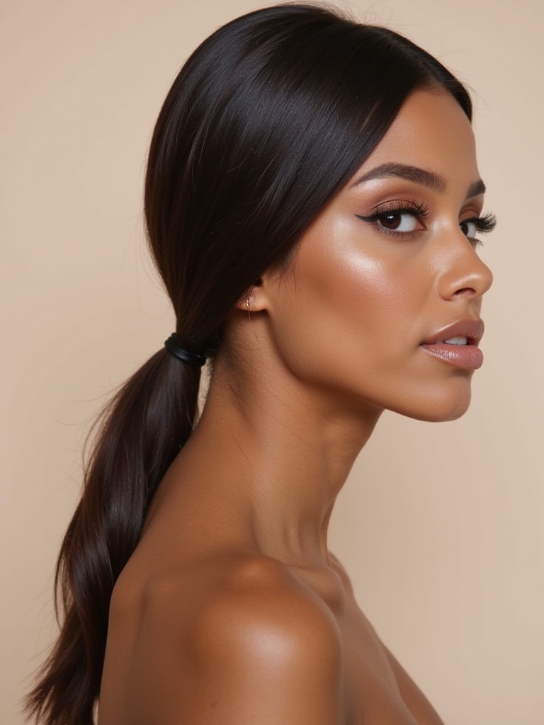 low ponytail styling tips