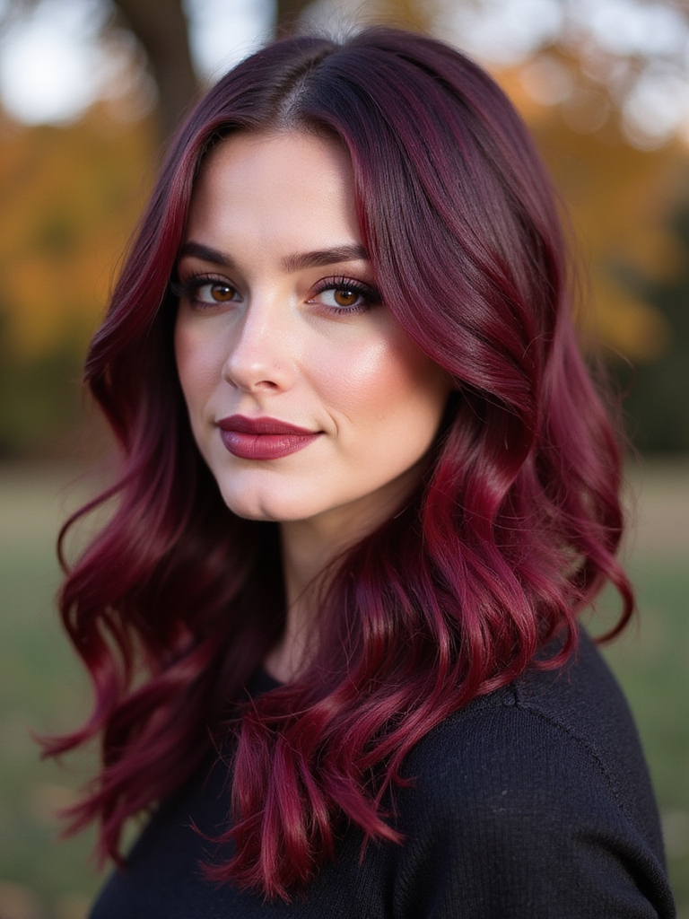 luscious cherry red plum undertones