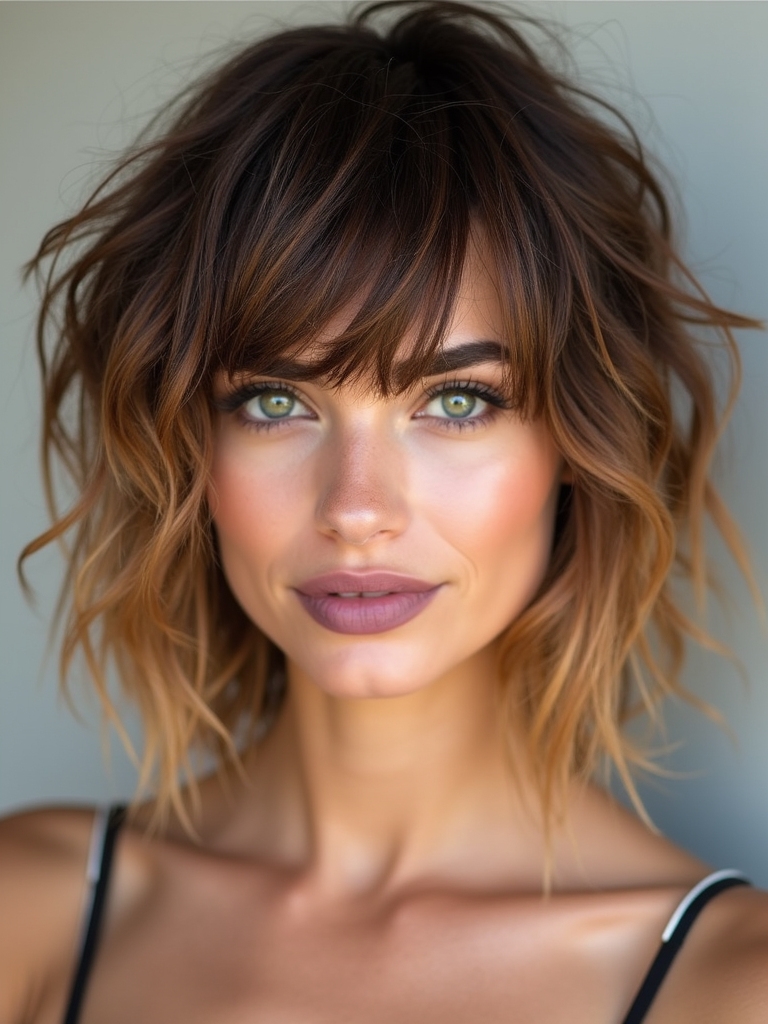 maintain shaggy bob hairstyle