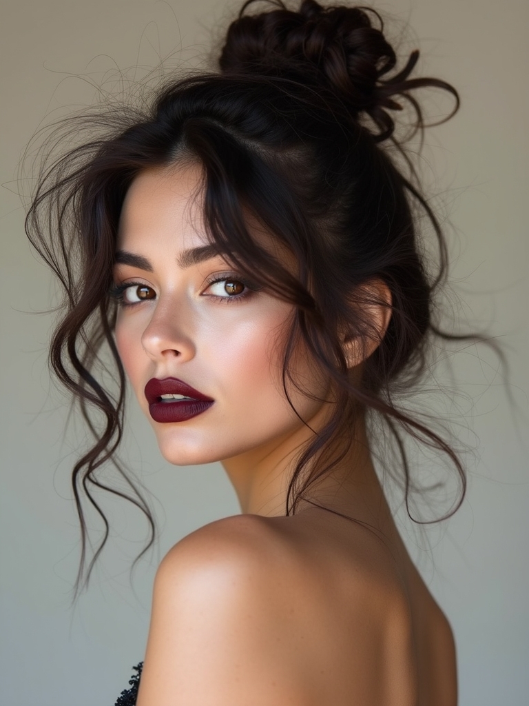 messy top knot magic