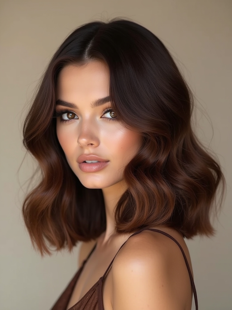 mink brown hair elegance