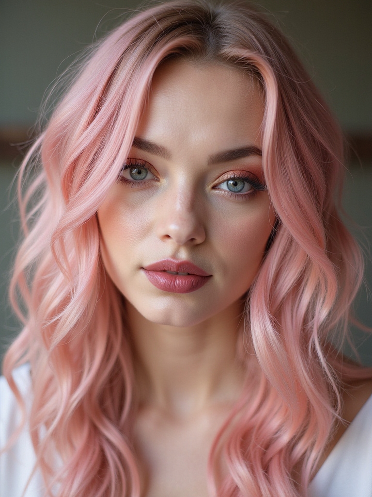 nature inspired vibrant hair color