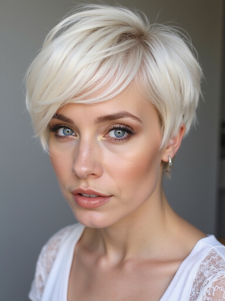 pixie cut modern elegance