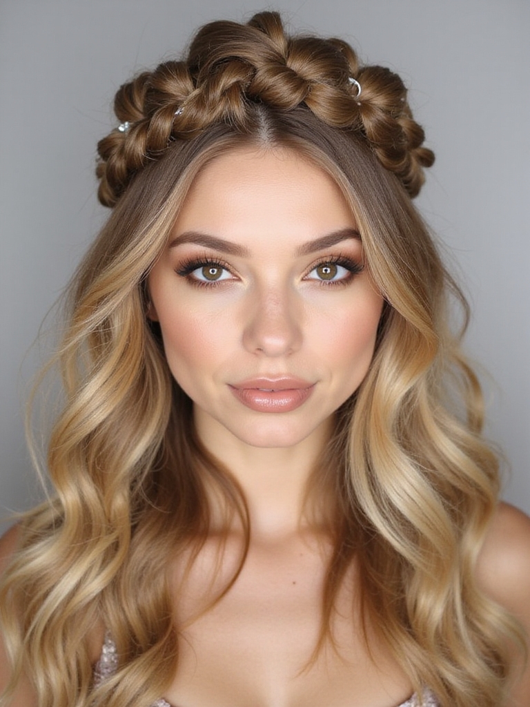 playful and stylish hairstyle