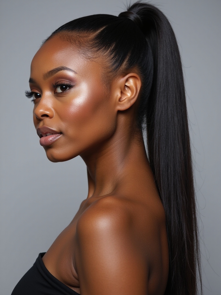 professional high ponytail variations