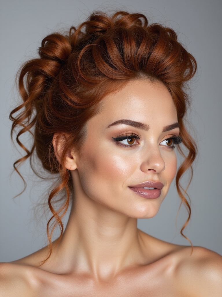 quick curly updo techniques