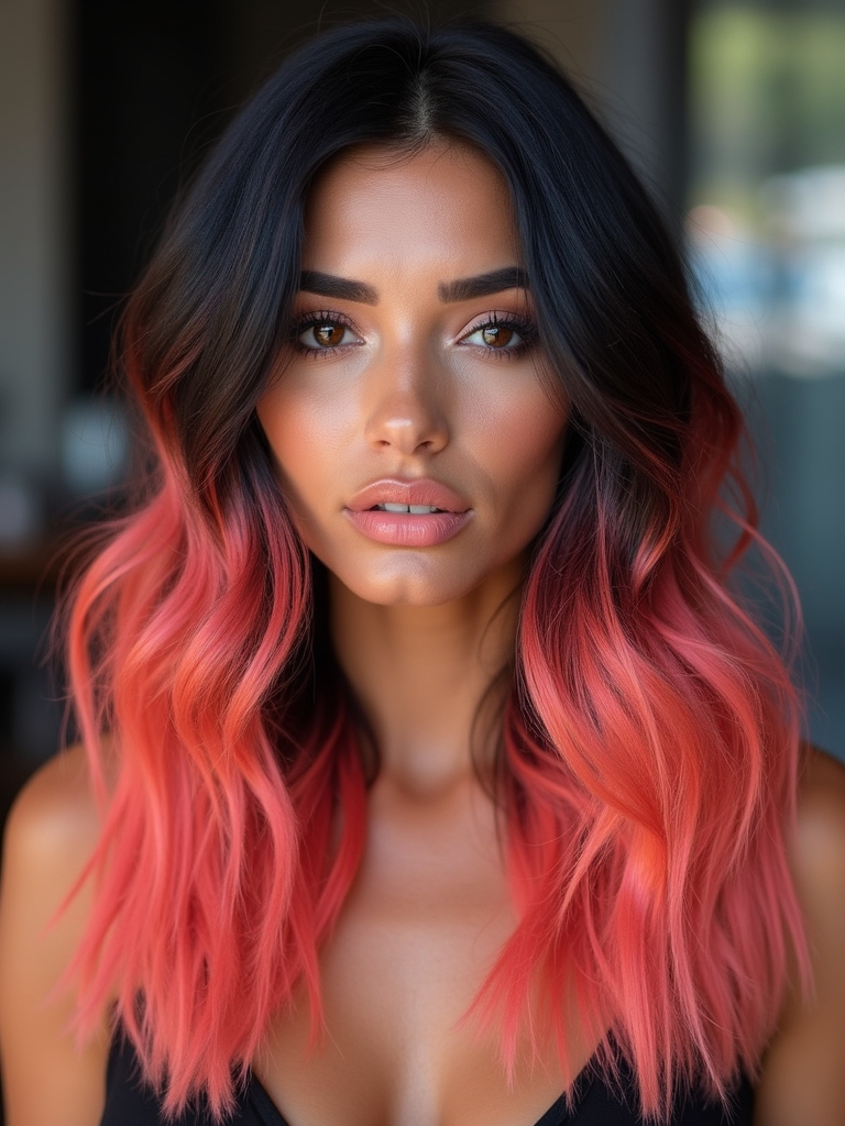 radiant sunset hair transformation