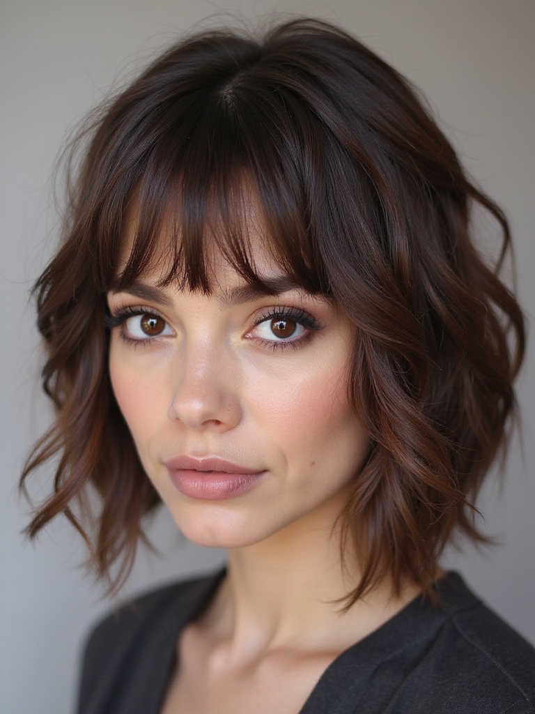 sassy bangs enhance confidence
