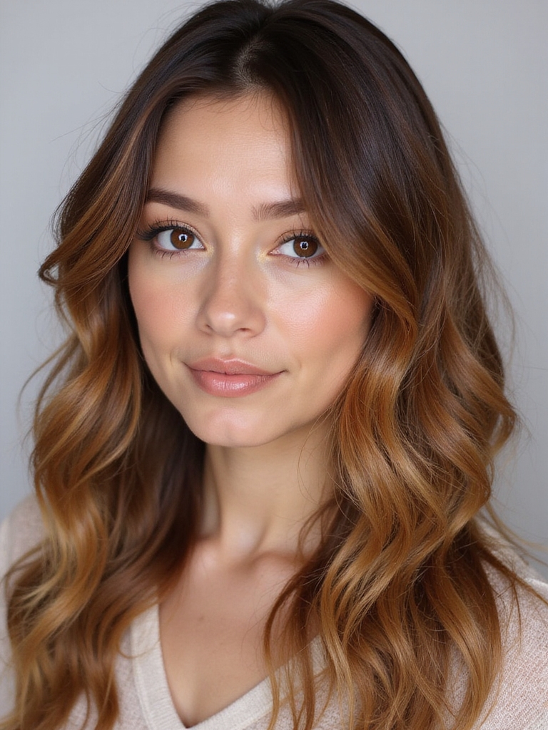 seamless blend of shades