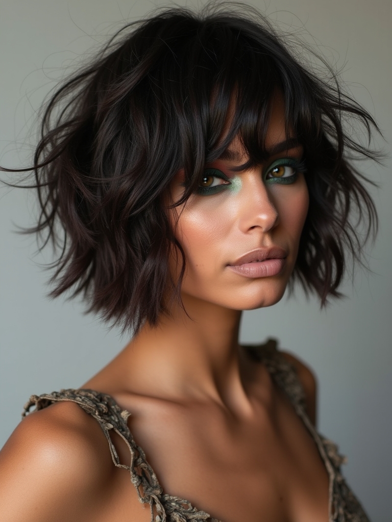 shaggy bob hairstyle variations