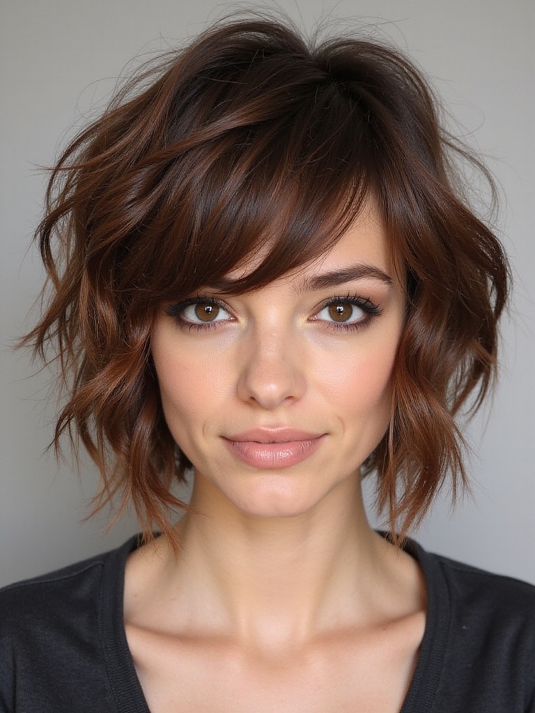 shaggy bob styling tips