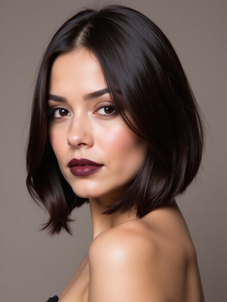 sharp sleek low maintenance haircut