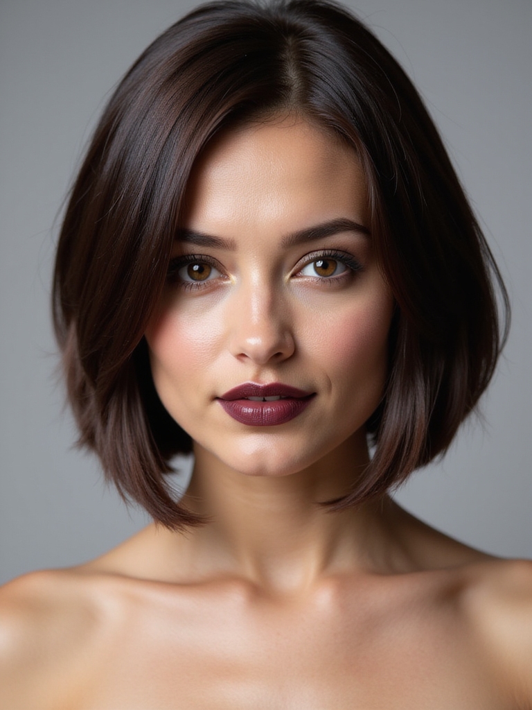 sleek bob effortless elegance