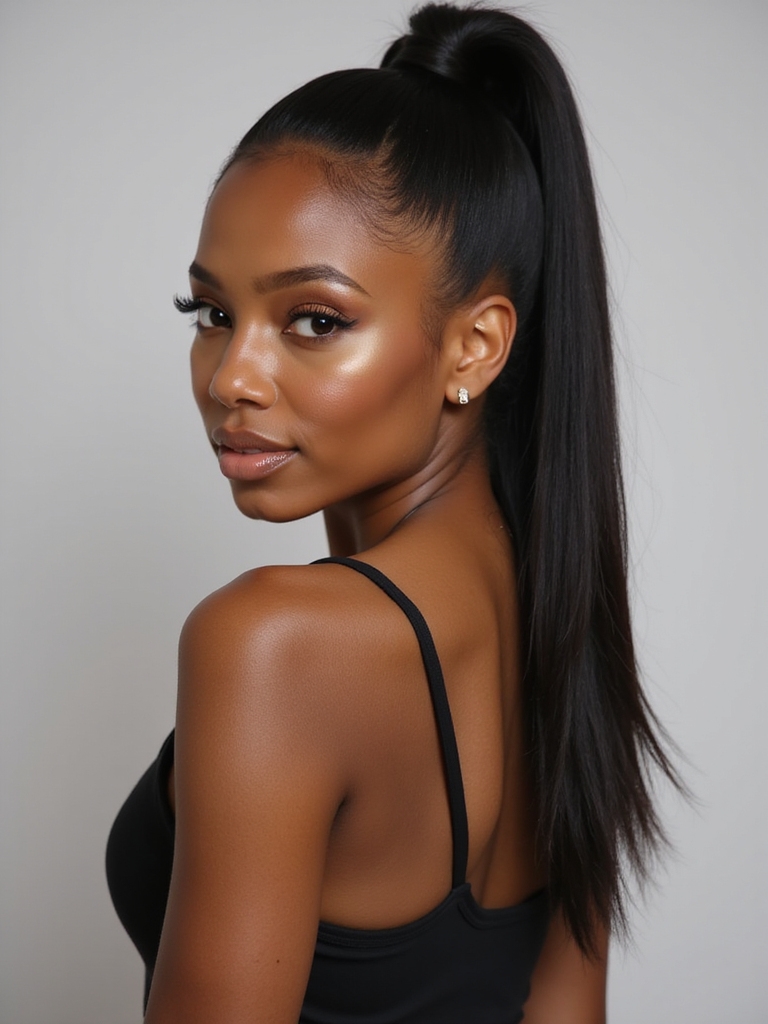 sporty sleek ponytail tips