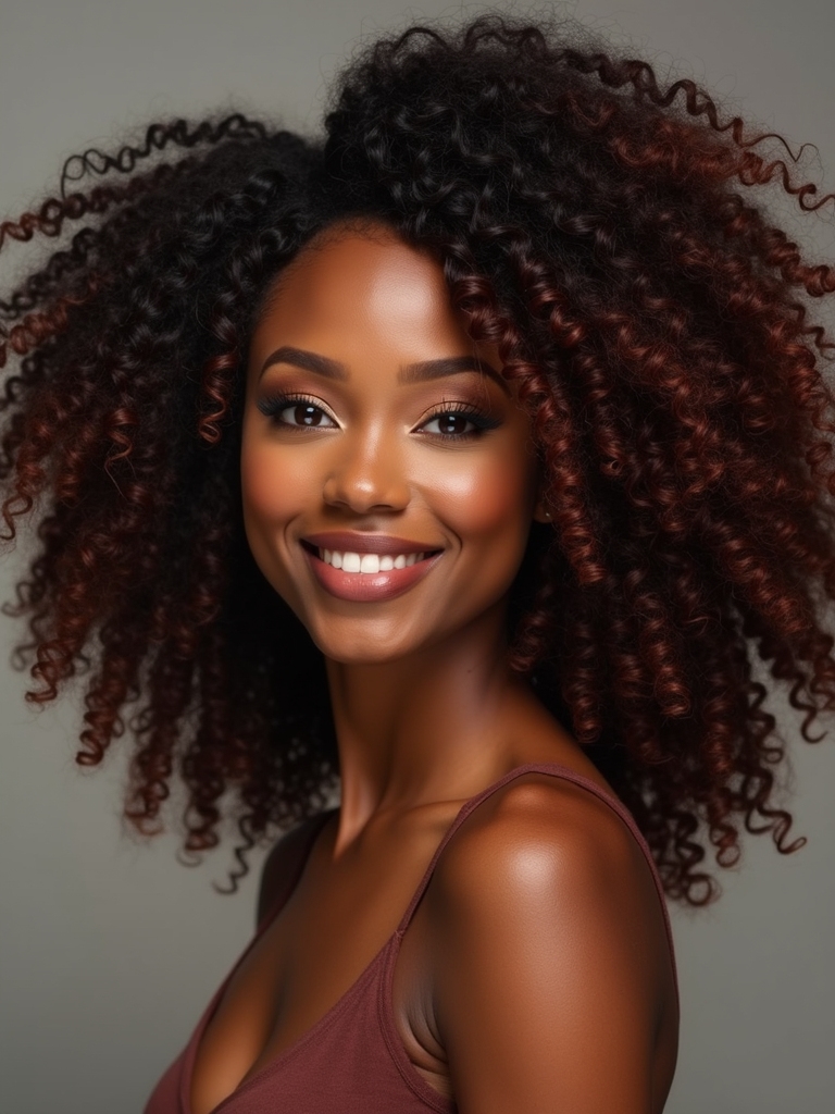 styling adventure for 3c hair