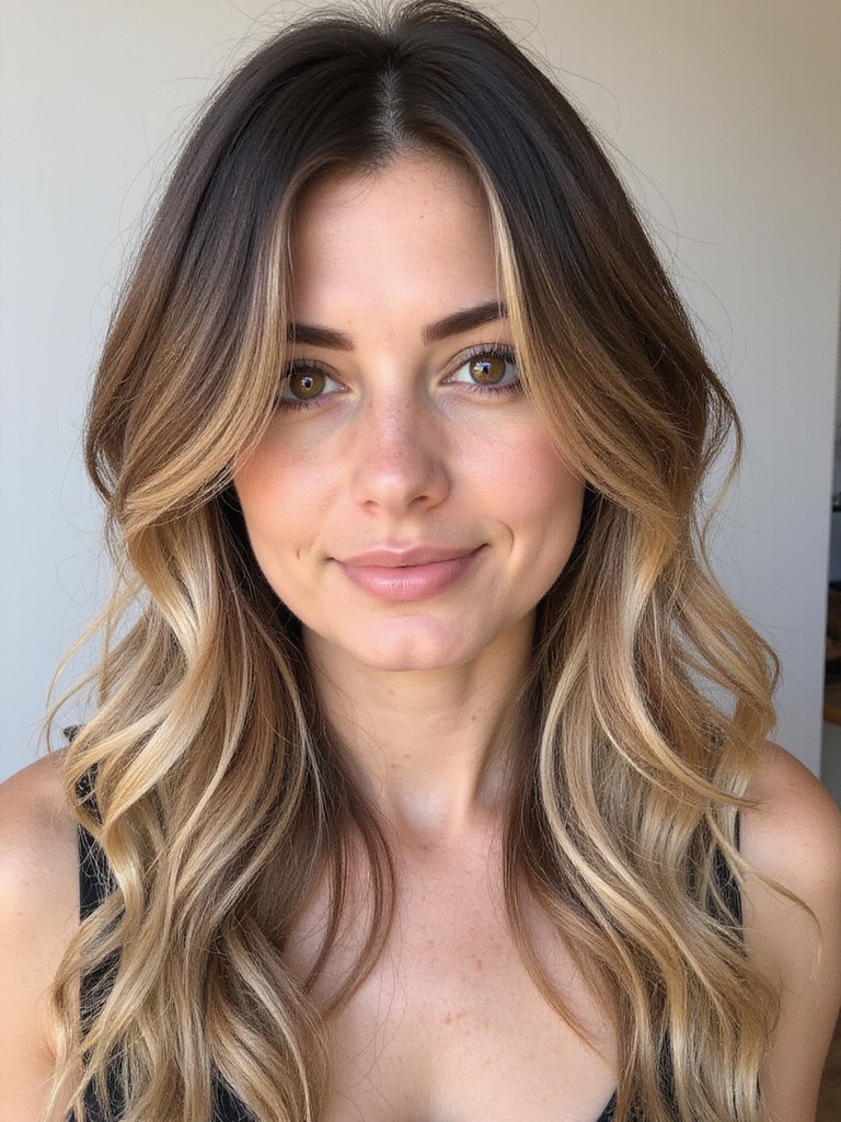 sun kissed hair highlights
