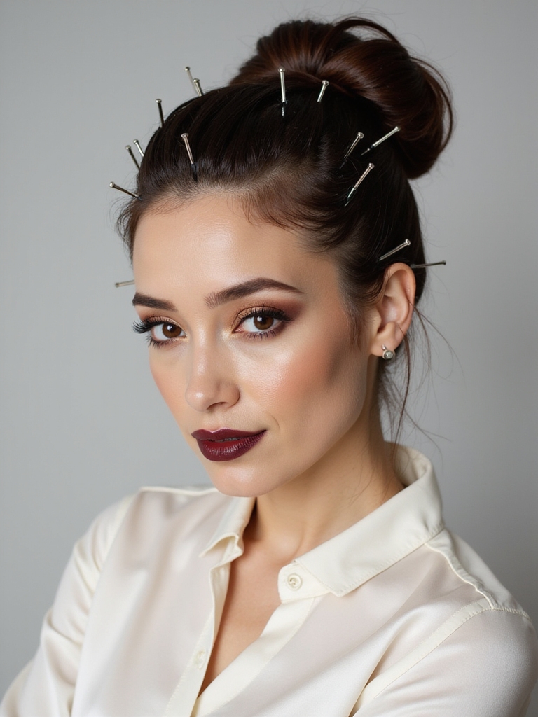 tension pins for effortless styling