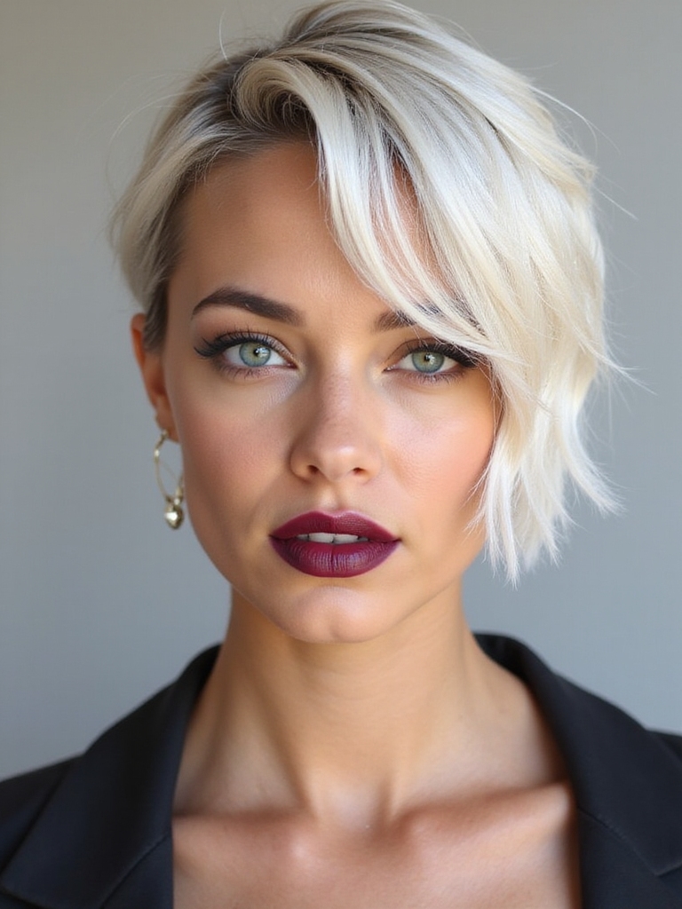 textured pixie with layers