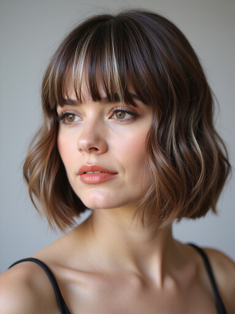 transformative short hair highlights