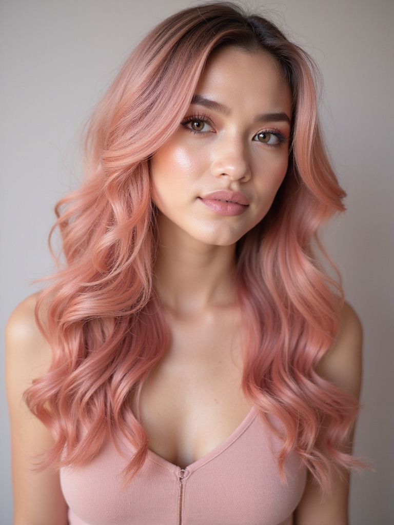 trendy pink haired influencers