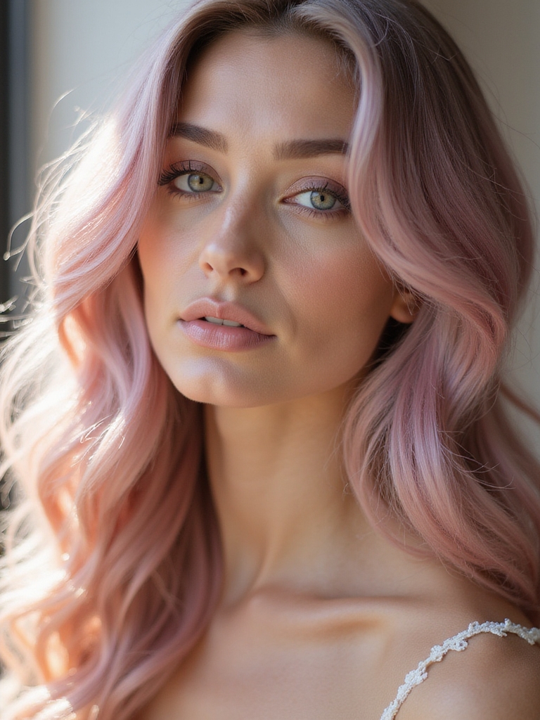vibrant pink hair evolution