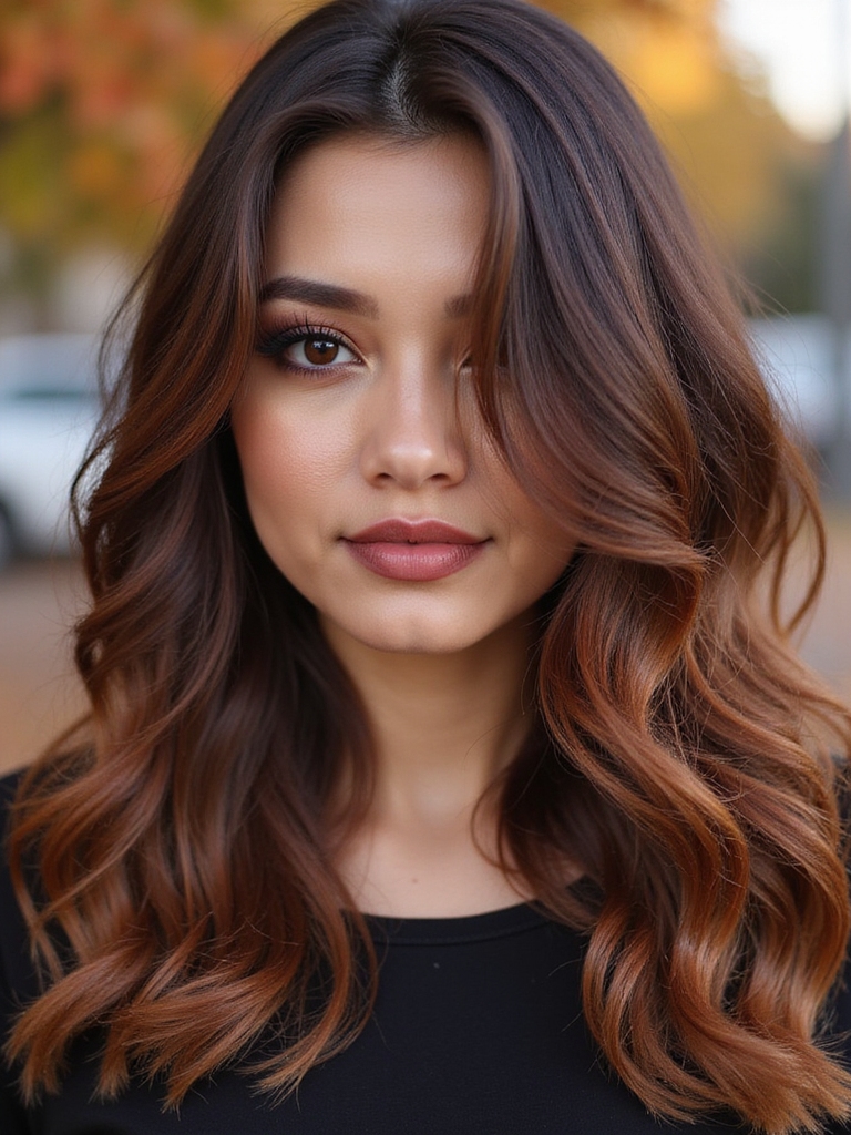 warm earthy mahogany elegance