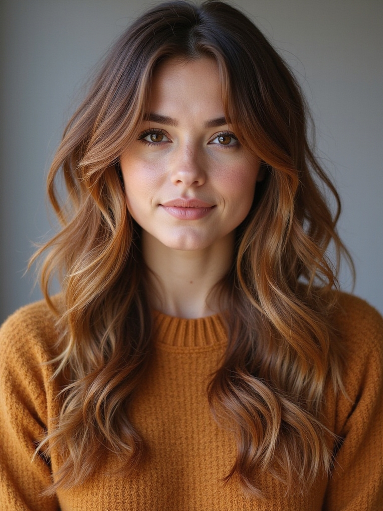 warm inviting caramel hue
