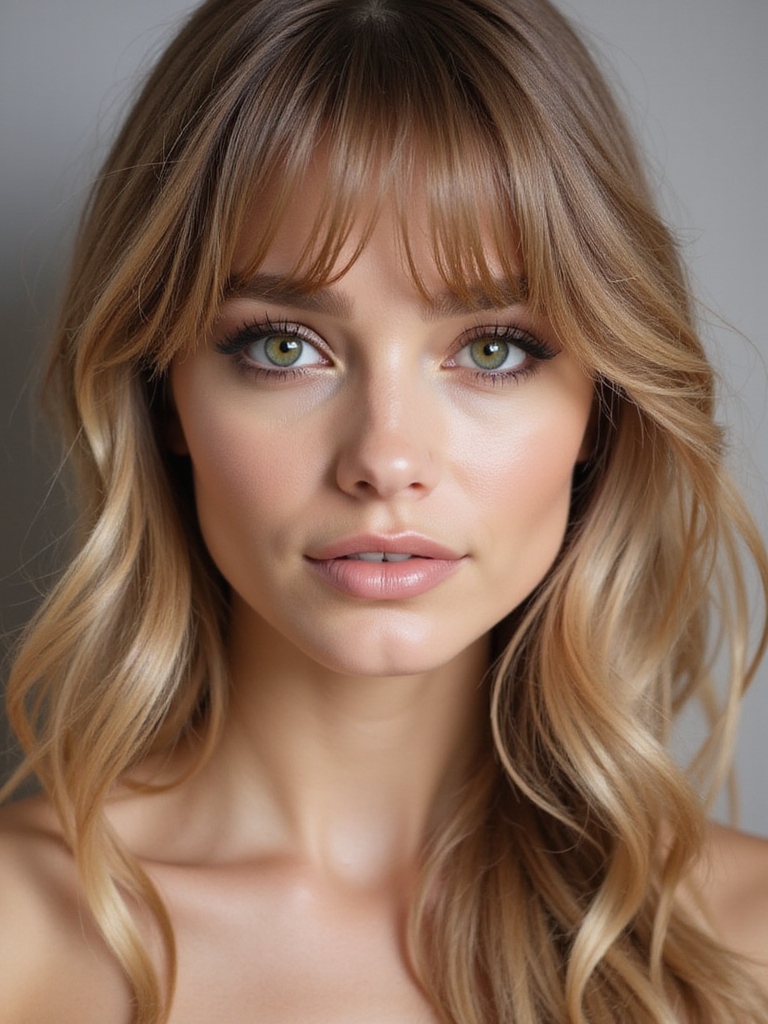 wispy bangs for softness