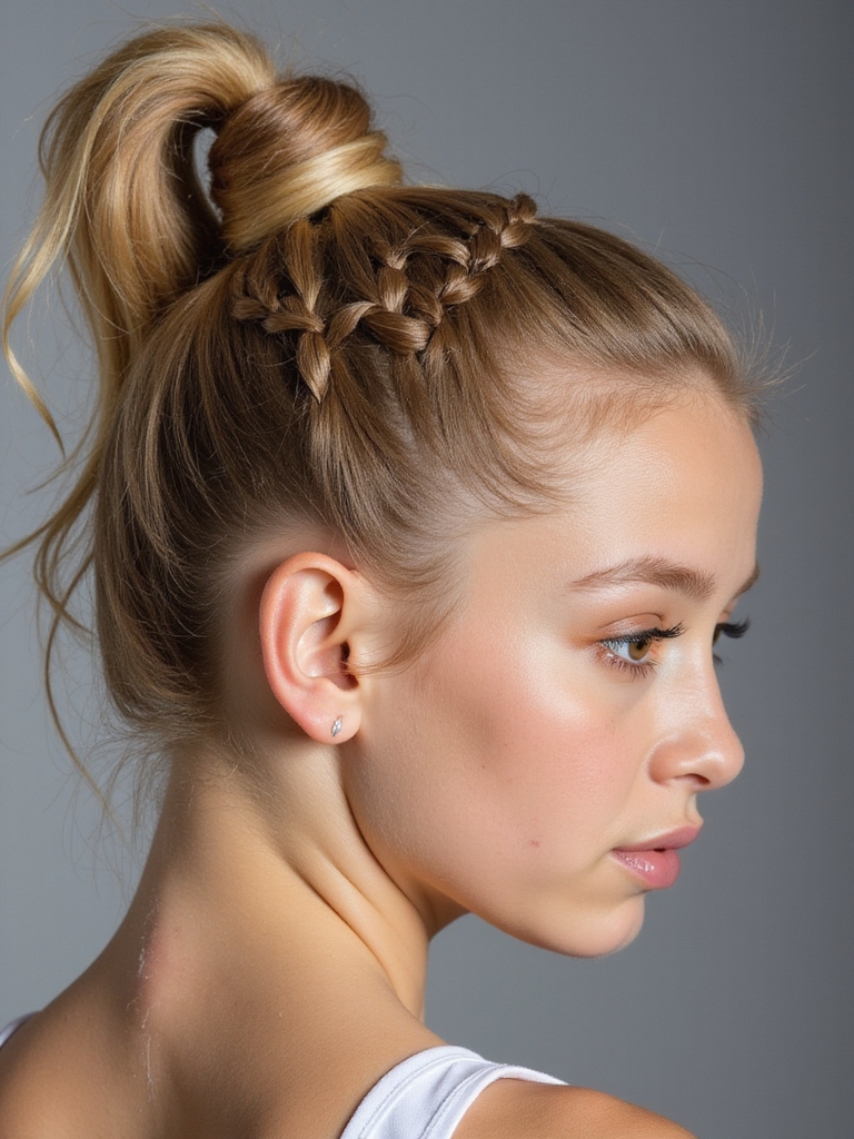 braided ponytail stylish practical