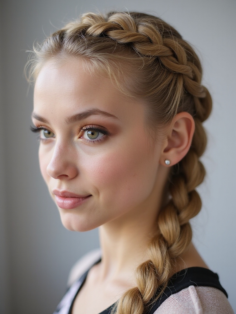 twisted crown hairstyle tutorial