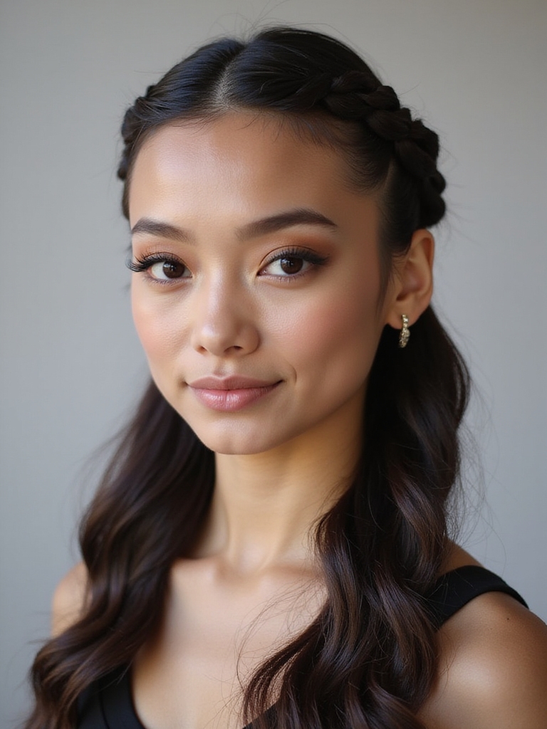 waterfall braid stylishly functional hairstyle