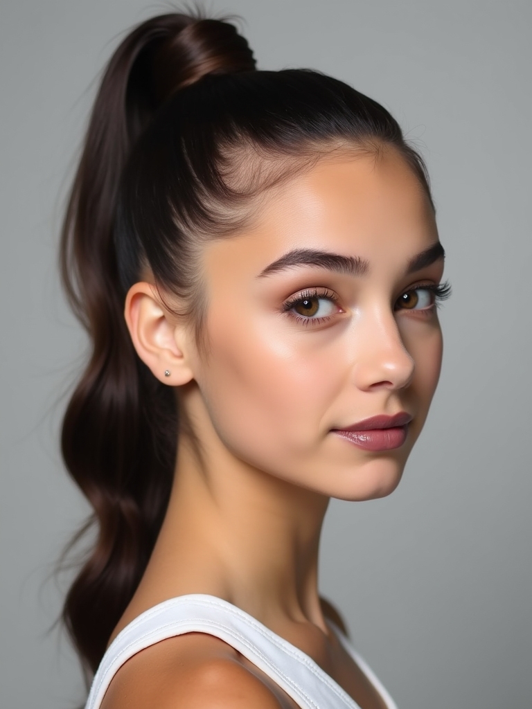 zigzag ponytail hair styling